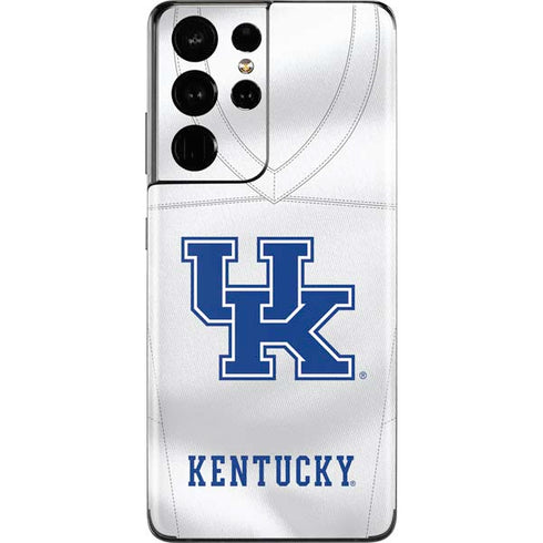 University of Kentucky White Jersey Galaxy S21 Ultra 5G Skin